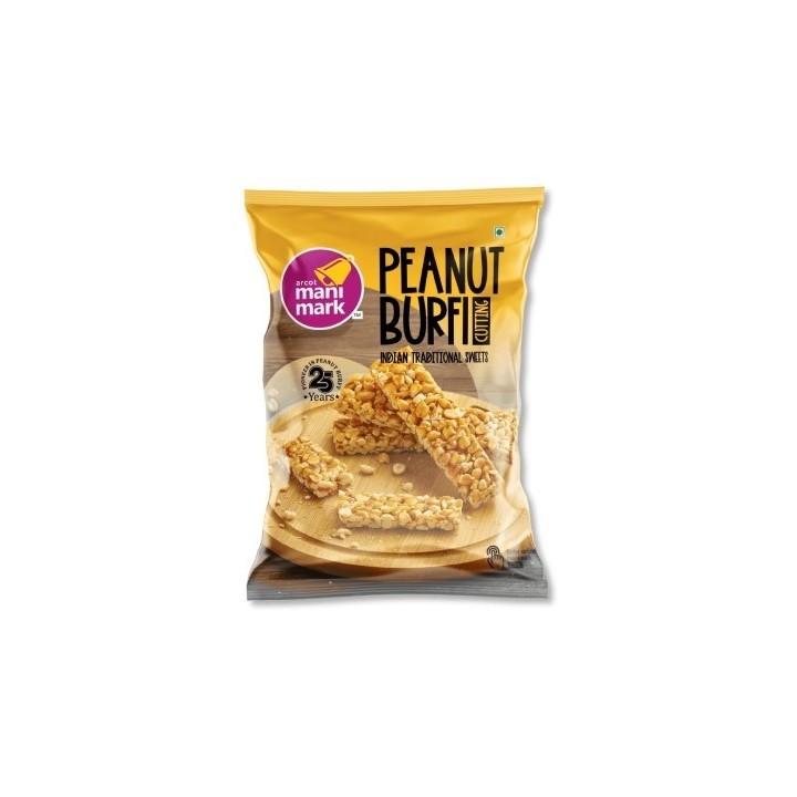 Peanut Burfi Cutting